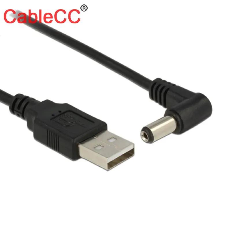 ̺ CY ̺, 80cm USB 2.0 A Ÿ, - 90  5.5x2.1mm DC 5V  ÷ 跲 Ŀ  ̺
